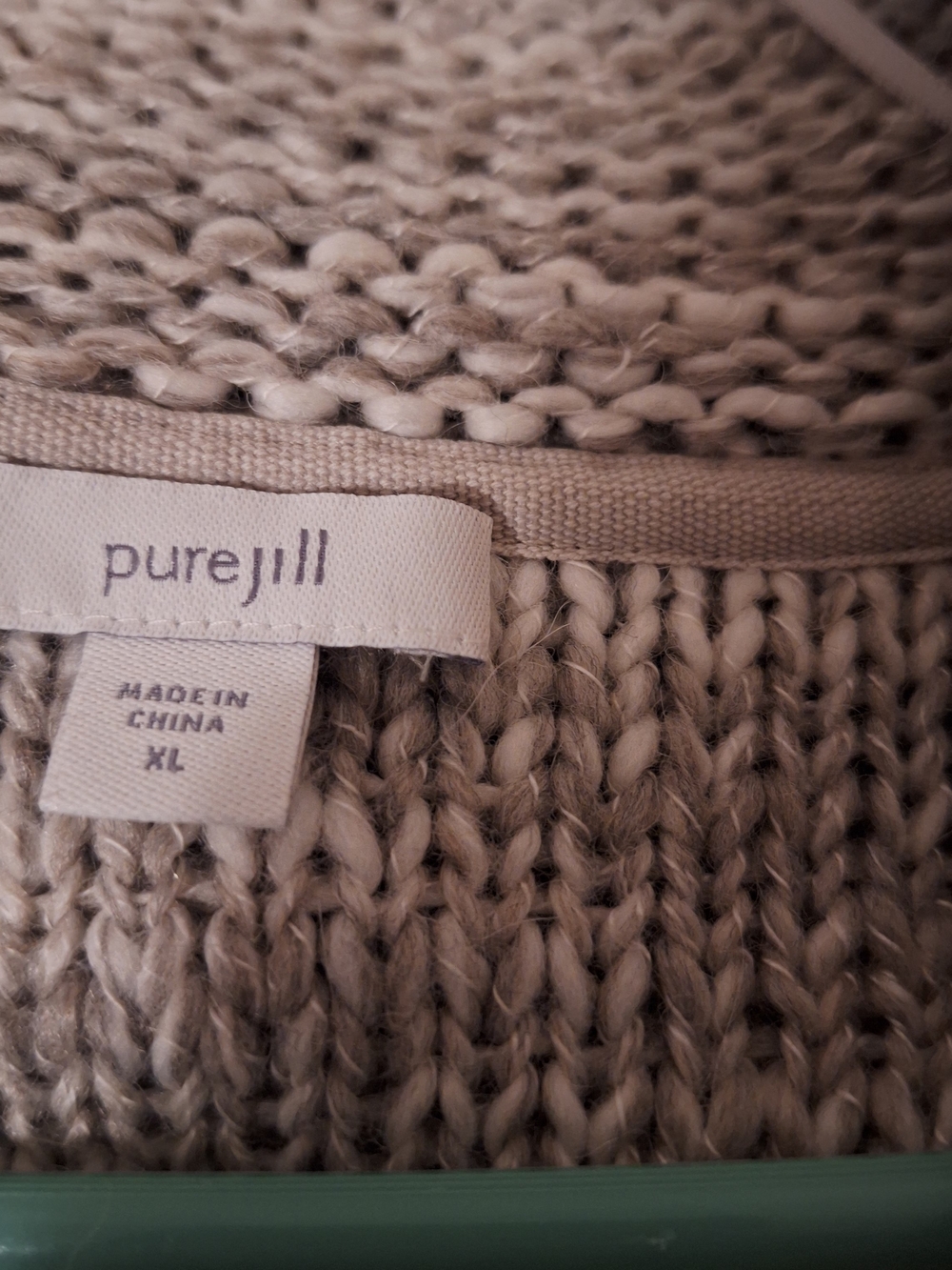 Relaxed Open-Front Cardigan Sweater - Picture 4 of 5